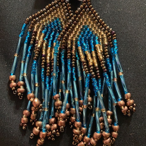 Huichol earrings - Picture 7 of 8